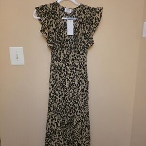 Sienna Sky Animal Print Maxi Dress